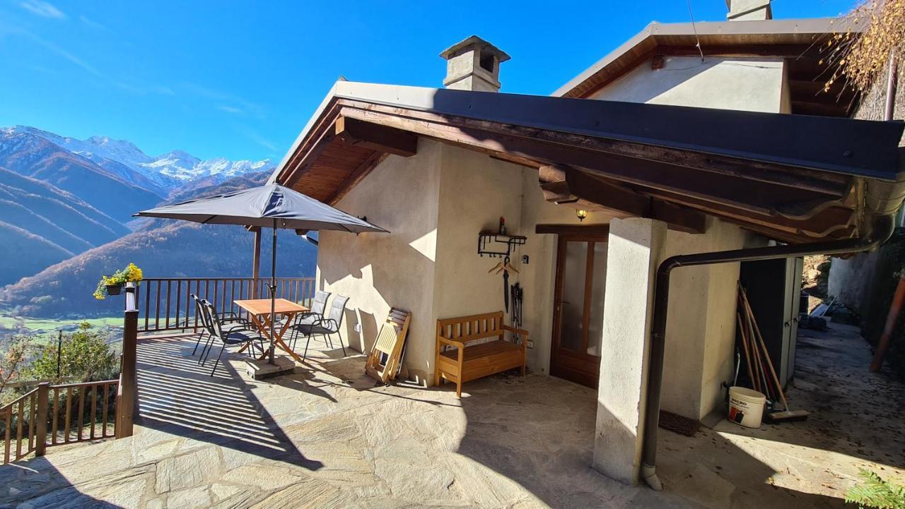 Independent Chalet With Breathtaking View Villar Pellice Exterior foto